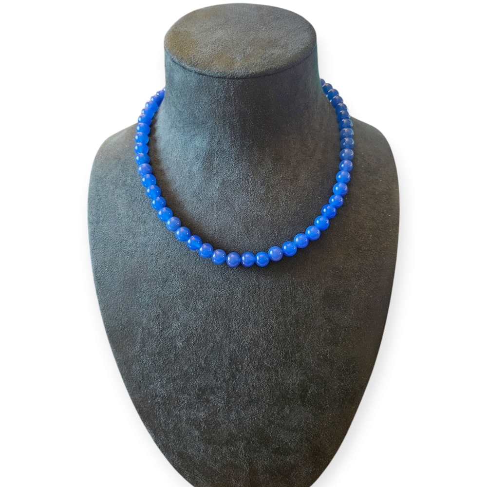 Blue Agate Necklace